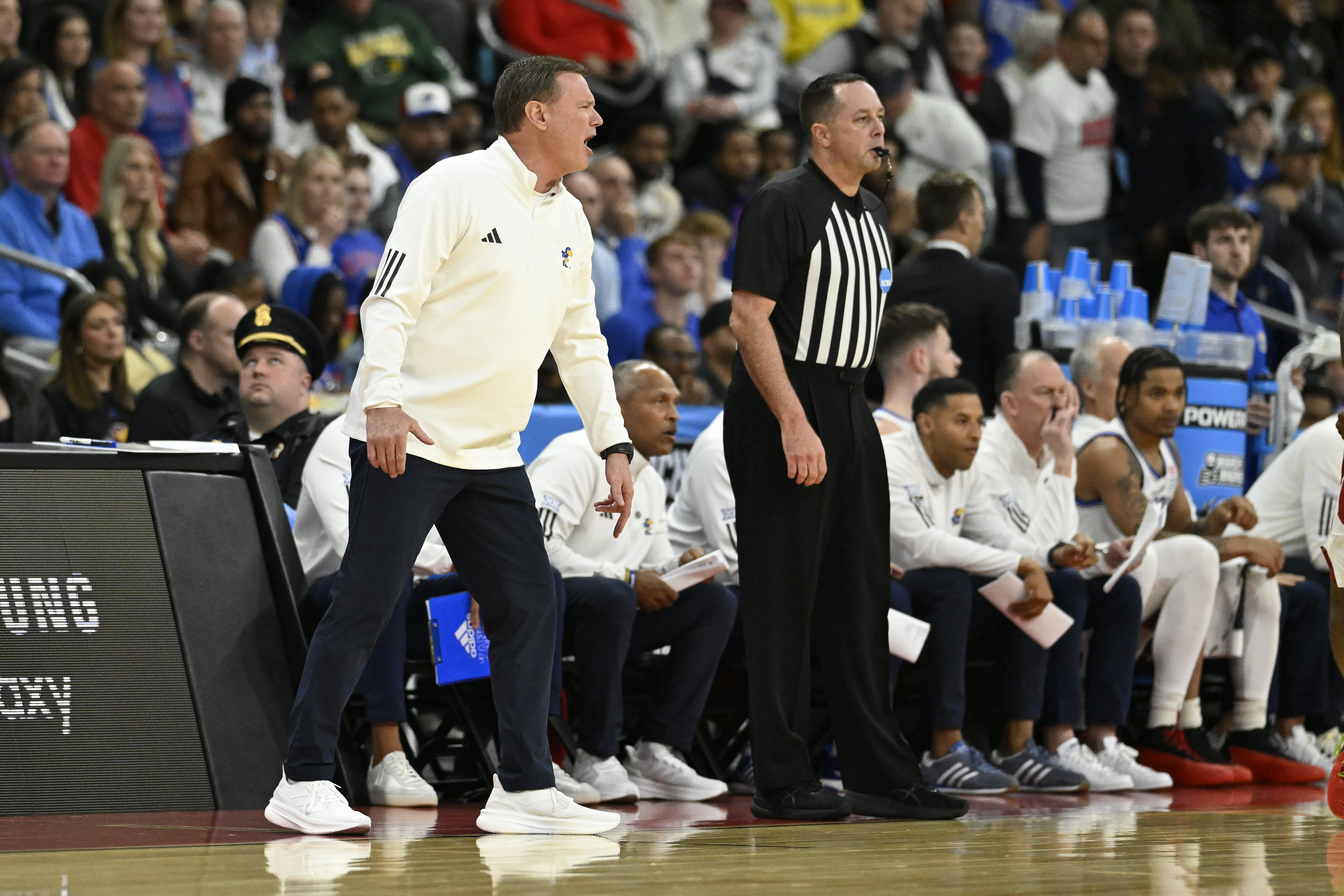 NCAA Basketball: NCAA Tournament First Round-Arkansas at Kansas - Source: Imagn